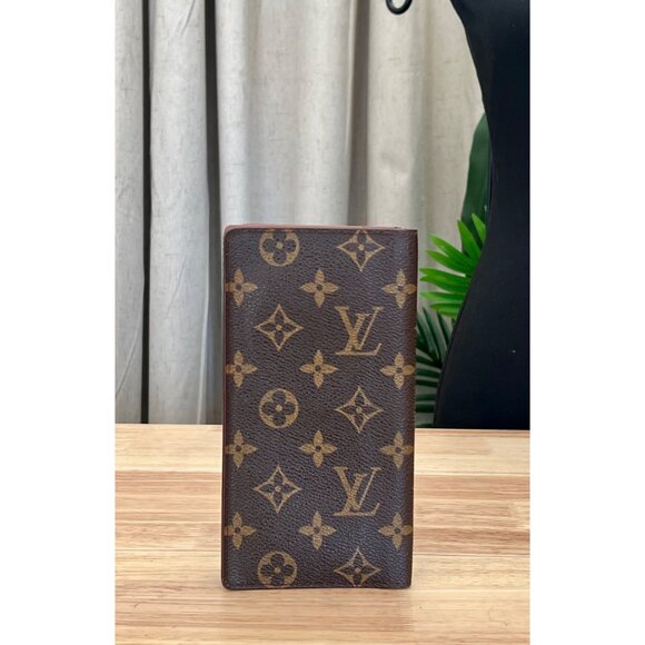 Authentic Louis Vuitton Monogram Porte Valeurs Checkbook Wallet - Picture 2 of 10